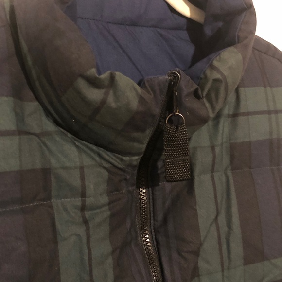 Outdoor Exchange Other - VTG Outdoor Exchange Navy/plaid reversible Puffer Vest Cotton